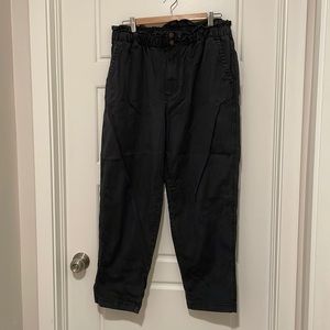 Universal Thread Black Stretch Paper-bag Pant Sz 12